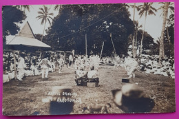 Carte Photo Rarotonga Cook Islands Native Dancing Carte Postale Océanie Rare Danse - Cook-Inseln