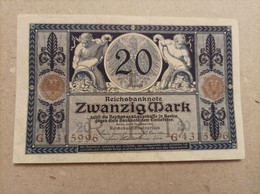 Billete De Alemania De 10 Mark, Año 1918, AUNC - A Identificar