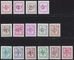 PREOS / Voorafgestempelde 	 Heraldische Leeuw - Lion Héraldique - Typo Precancels 1967-85 (New Numerals)