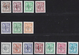 PREOS / Voorafgestempelde 	 Heraldische Leeuw - Lion Héraldique - Typos 1967-85 (Lion Et Banderole)