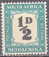 UNION OF SOUTH AFRICA  SCOTT NO J34  MINT HINGED  YEAR  1948 - Postage Due