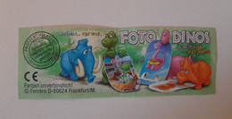 KINDER SURPRISE 2002 Deutch :         BPZ : 610762 - Handleidingen