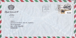 Portugal HOTEL EDUARDO VII. Slogan Flamme LISBOA 1977 Cover Brief Lettre ESBJERG Denmark - Covers & Documents