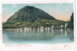 Lugano, Veduta Di Paradiso E Monte San Salvatore. - Paradiso