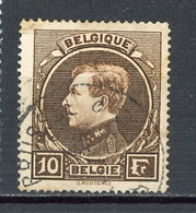 BEL -  Yv. COB  N° 289  10f  Albert Ier Montenez Cote 4 Euro BE R 2 Scans - 1929-1941 Grand Montenez