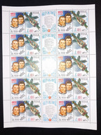 RUSSIA MNH (**)1981 Space Research On Orbital Complex Mi 5049.5050 - Full Sheets