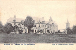 Belgique - Château De Herzée Blehen - Edit. L.Dubois Graindor - Clocher - Oblitéré Avennes 1903 - Carte Postale Ancienne - Hannut