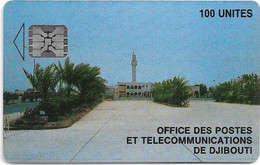 Djibouti - OPT - View Of Post Office, SC5, No CN, 100Units, 9.000ex, Used - Djibouti
