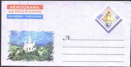 Aerogram Aerogramme  Church With Printed Stamp Religion 2003 From Cuba - Cartas & Documentos