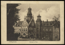 (B2995) AK Kellinghusen, Rathaus Und Post, Feldpost BROKSTEDT 1917 - Kellinghusen