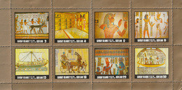 Egyptology - Labels - ( Complete Sheet - Egyptian Art - Egyptology ) - MNH (**) - Egyptologie