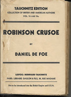 Vie Et Aventure De Robinson Crusoé écrit En Anglais. - 1800-1849