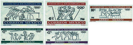 41426 MNH MEXICO 1966 19 JUEGOS OLIMPICOS VERANO MEXICO 1968 - Wrestling