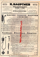 67-STRASBOURG- RARE CATALOGUE H. HAUPTNER-FABRIQUE INSTRUMENTS MEDECINE VETERINAIRE -23 RUE THIERGARTEN-TONDEUSE - Agricultura