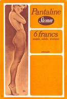 ASLAN - Carte Double Publicitaire Pour La Maison Stemm "Pantaline" - Pin-up, Bas, Collant - Tirage Papier Un Peu épais - Aslan