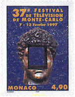 32390 MNH MONACO 1996 37 FESTIVAL DE TELEVISON DE MONTECARLO - Altri & Non Classificati