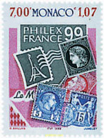 47889 MNH MONACO 1999 PHILEXFRANCE 99 - Autres & Non Classés