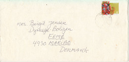 Portugal Cover Sent To Denmark 2007 Single Franked - Briefe U. Dokumente