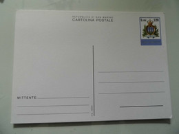 Cartolina Postale Repubblica Di S. Marino Lire 120 - Cartas & Documentos