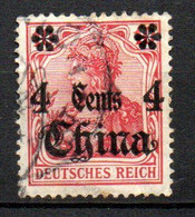 Col33 Colonie Chine Bureaux Allemands N° 31 Oblitéré Cote : 2,00€ - Used Stamps