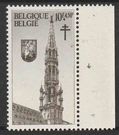 Belgie OCB 1358 ** MNH Met Plaatnummer 4. - 1961-1970