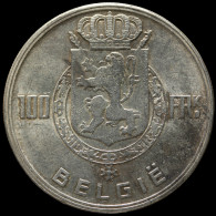 LaZooRo: Belgium 100 Francs Frank 1949 XF / UNC - Silver - 100 Franc