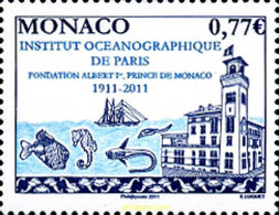 270639 MNH MONACO 2011 CENTENARIO DEL INSTITUTO OCEANOGRAFICO - Otros & Sin Clasificación