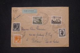 LUXEMBOURG - Enveloppe Du 1er Vol Postal Luxembourg /Bruxelles En 1946 Pour La France - L 141530 - Lettres & Documents