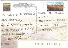CARTOLINA PER ITALIA SUSQUEHANNA RIVER - Lettres & Documents