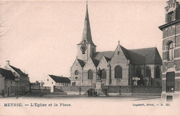 BELGIQUE - Meysse - L'eglise Et La Place - Lagaert Brux N°191 - Carte Postale Ancienne - - Meise