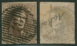 Médaillon - N°10Aa Margé Obl D48 "St-Léger" / Distribution. - 1858-1862 Medaillen (9/12)