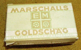 WW II , GERMANY , MARSCHALS GOLDSCHAG ,  MILITARY PACK - Empty Cigarettes Boxes