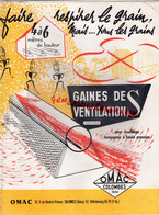 92-COLOMBES- PROSPECTUS OMAC- GAINES VENTILATION SECHAGE GRAINS GRAINES 1962 - 32 RUE GENERAL CREMER-AGRICULTURE - Agricultura