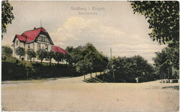 Schützenhalle, Stollberg I. Erzgeb. 1912 Used Real Photo Postcard. Publisher Schnabel's Buchhandlung, Stollberg - Stollberg (Erzgeb.)