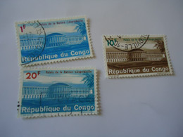 CONGO USED   STAMPS  PALACE  3 - Andere & Zonder Classificatie