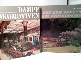 Konvolut: 2 Bände Dampf Lokomotiven. - Verkehr