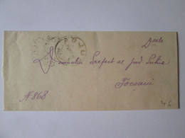 Roumanie:Adjud-Focșani Comte De Putna Lettre Sous-prefet 1907/Romania:Adjud-Focșani,Putna County Sub-prefect Letter 1907 - Briefe U. Dokumente