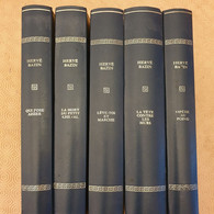 HERVE BAZIN - Collection De 5 Livres - Loten Van Boeken