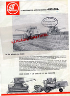 93-GENTILLY-PROSPECTUS PUBLICITE CLAAS MASCHINENFABRIK HARSEWINKEL WESTFALEN TRACTEUR-AGRICULTURE  MOTOCULTURE - Agriculture