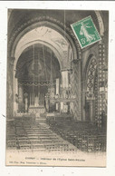 Cp, 86, CIVRAY,  Intérieur De L'église SAINT NICOLAS ,  Voyagée - Civray