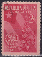 Cuba YT 266 Mi 165 Année 1940 (Used °) Drapeau - Tabac - Usados