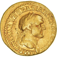 Monnaie, Vespasien, Aureus, 71, Lyon - Lugdunum, TB+, Or, RIC:II.1-1111 - Les Flaviens (69 à 96)