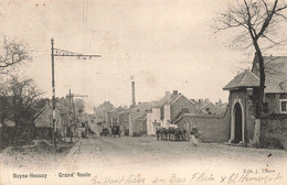 Belgique - Beyne Heusay - Grand'route - Edit. J. Thisse - Animé - Oblitéré Saignes 1907 - Carte Postale Anciene - Beyne-Heusay