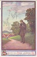 CPA ILLUSTRATIONS, SIGNED, ERNST KUTZER- MAN THINKING - Kutzer, Ernst