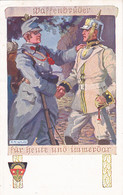 CPA ILLUSTRATIONS, SIGNED, KARL ALEX WILKE- SOLDIERS GREETING - Wilke, Karl Alex