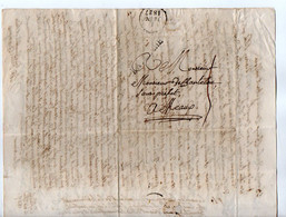 TB 4026 - 1827 - LAC - Lettre De Mr DESVIGNES à LA FLECHE Pour Mr LENOIR De CHANTELOU Sous - Préfet à MEAUX - 1801-1848: Précurseurs XIX