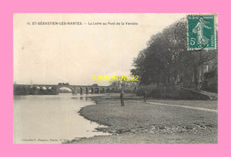 CPA  SAINT SEBASTIEN LES NANTES  La Loire Au Pont De La Vendée - Saint-Sébastien-sur-Loire