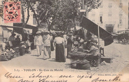 MARCHES - TOULON - Un Coin Du Marché - Carte Postale Ancienne - Marchés