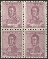 Argentina 1922 Sc 304  Block MNH** - Unused Stamps