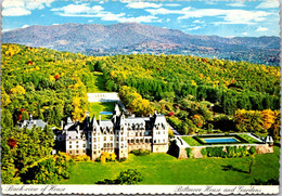 North Carolina Asheville Biltmore House And Gardens Back View Of House - Asheville